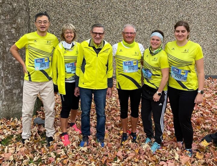 links nach rechts: Gang, Heide, Erich, Bernd, Anke und Franzi