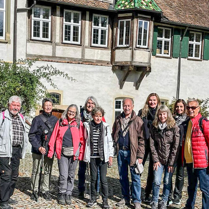 v.l. Günter, Eva, Renate, Hanne, Heidi, Fritz, Anja, Gusti, Annette, Stefan