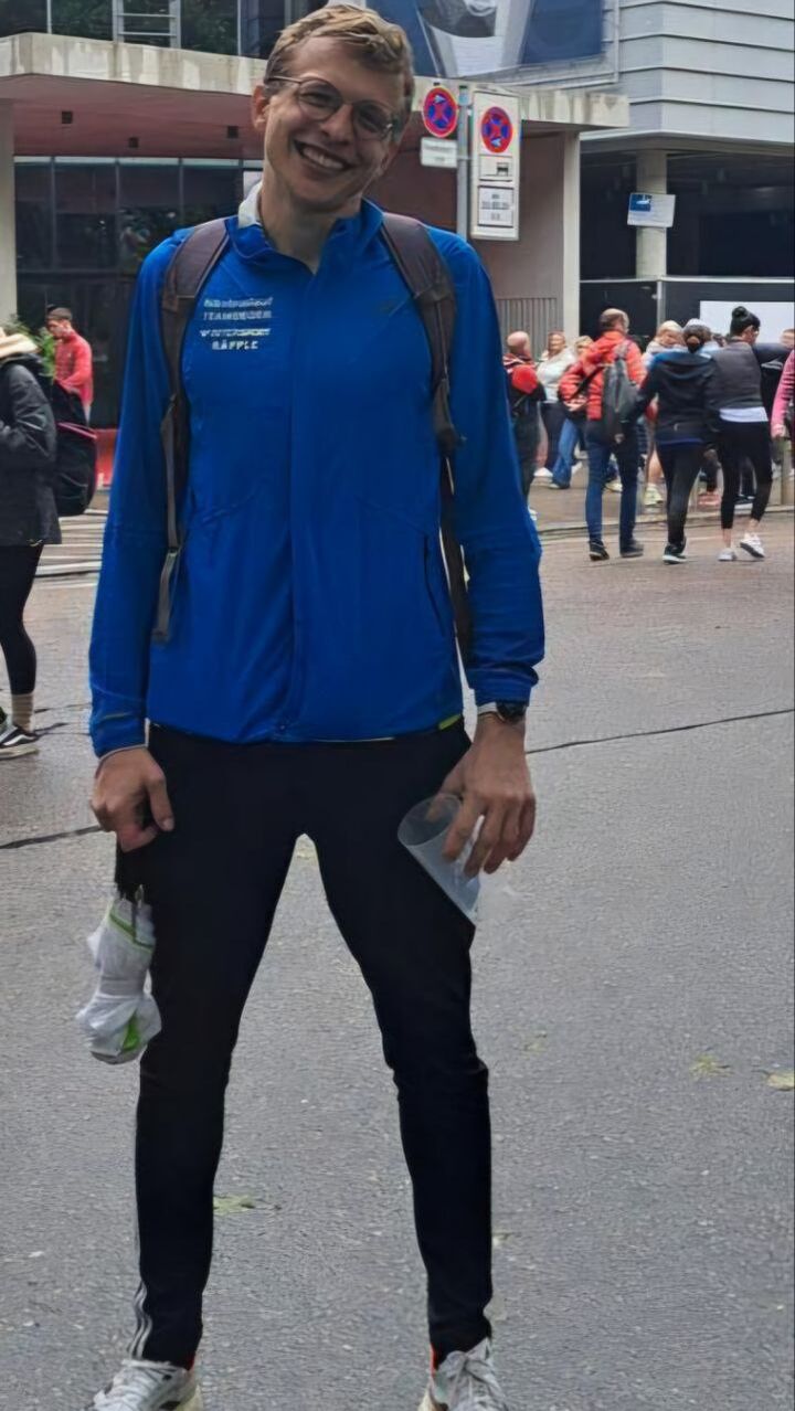 Levin vor dem Start