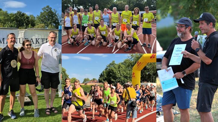 Unser Team, beim Start, Ehrungen vom Vorstand SpVgg und WLV
